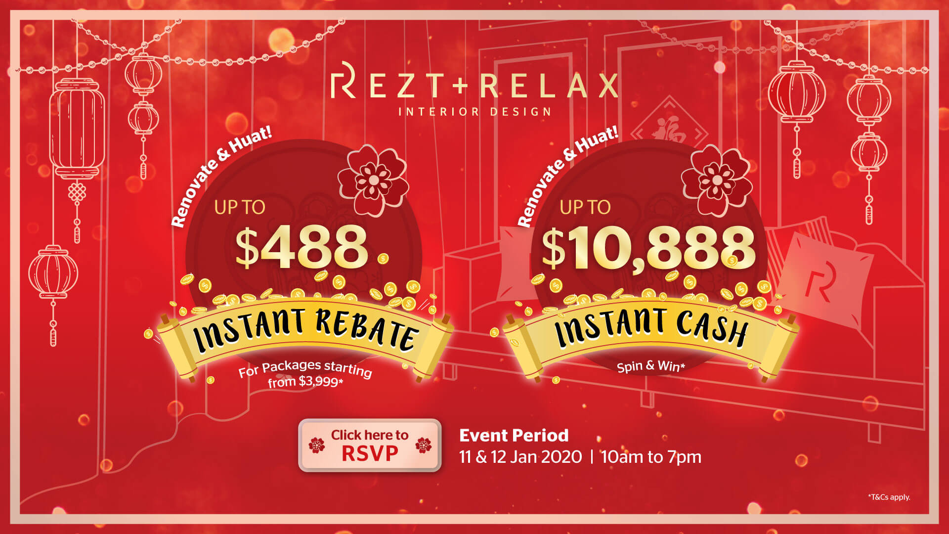 ReztNRelax CNY Promotion 2020 Rebate Cash